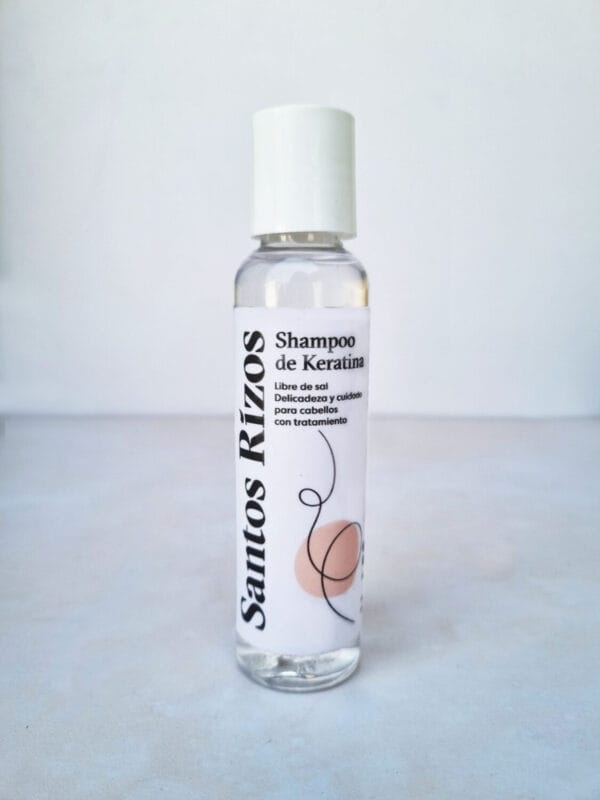 Mini Shampoo de keratina - 60ml Travel Size (Cuero cabelludo sensible y cabellos tinturados)