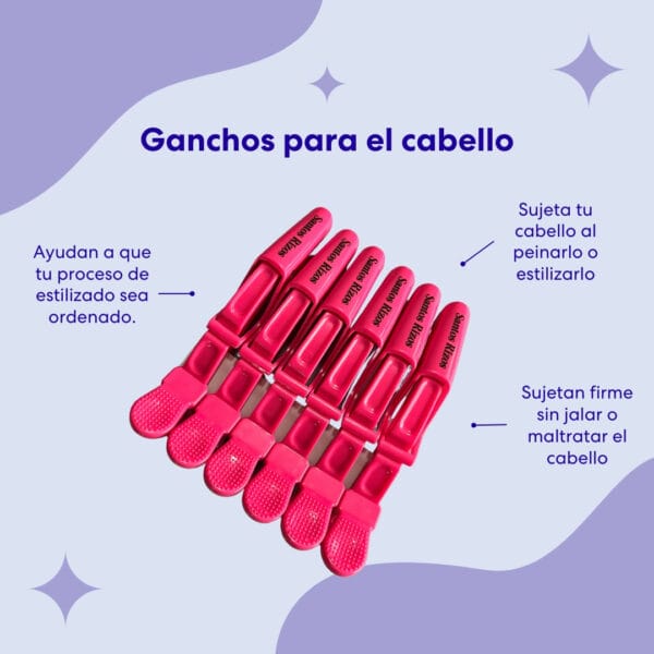 Beneficios Gancho Cocodrilo Santos Rizos