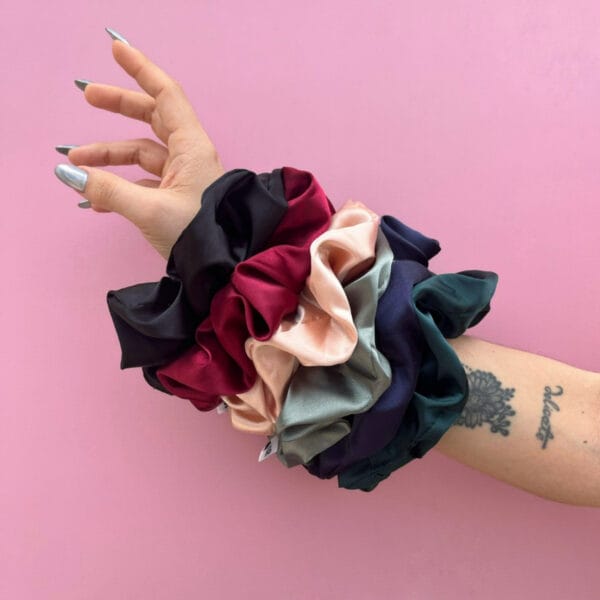 Scrunchies de satín- Super pack Taylor